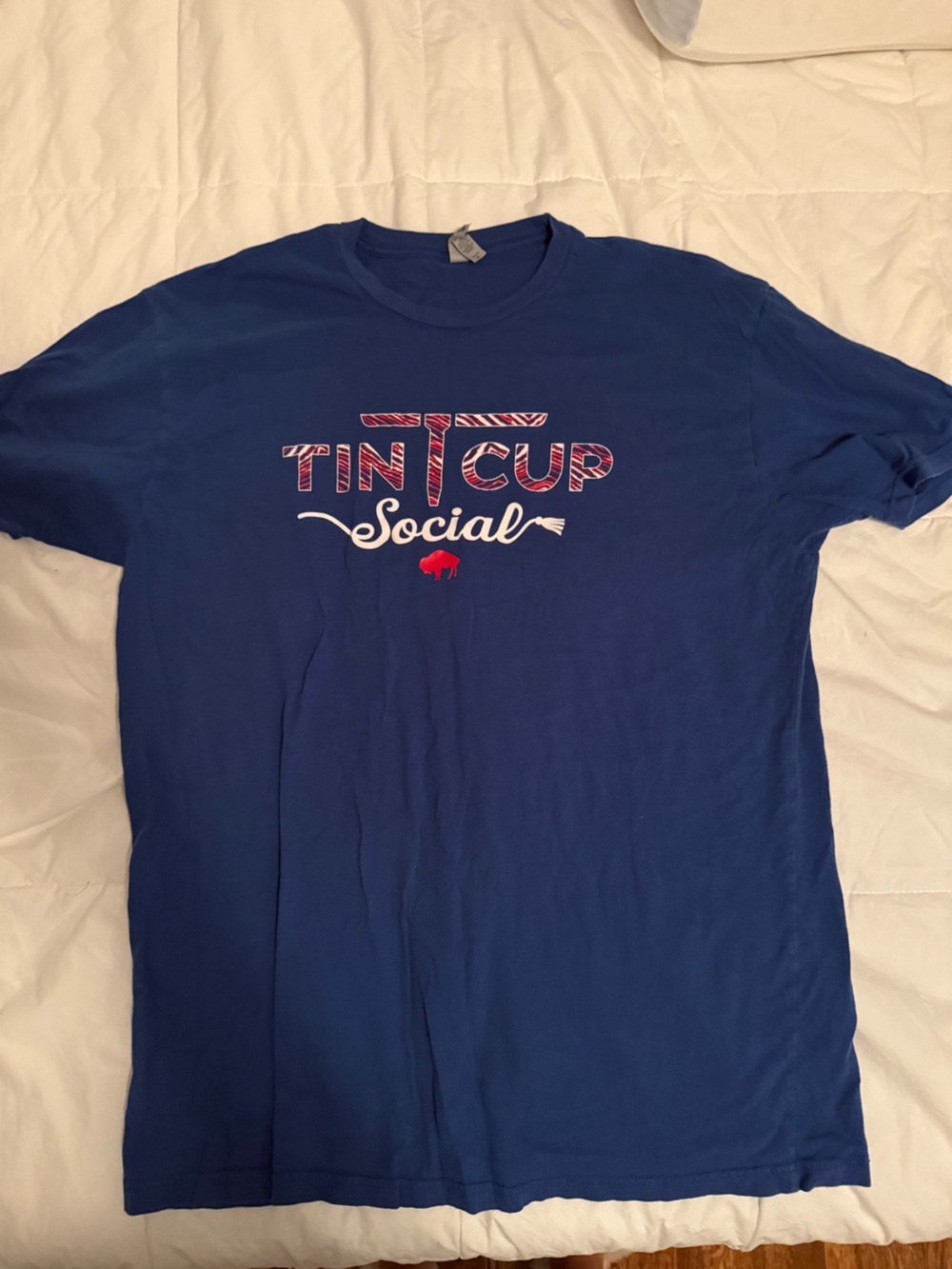 Buffalo Bills T Cup Social Graphic Tee - Blue